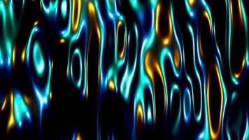 3d surface abstract background. rainbow colors, liquid glass wave texture, 3d illustration render video