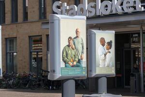 Billboard Open Mind Outdoors Photo Exhibition At Amsterdam The Netherlands 4-5-2023