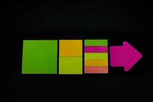 note, sticky, color, background, office, writing, close-up, smal photo