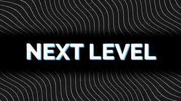 NEXT LEVEL LIQUID TITLE WITH LINING BACKGROUND video
