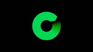 3D Animation Circle Loading Bar video