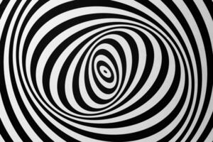 Optical illusion horizontal background. Abstract curves, geometric effect. photo