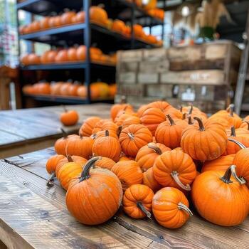 calabaza otoño modelo otoño foto