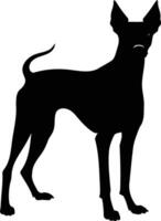 A simple yet striking silhouette of a dog, perfect for graphic design, pet related projects, and more vector