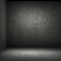 Abstract smooth empty grey studio well use as backgroundbusiness reportdigitalwebsite backdrop photo