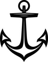 A simple yet powerful anchor icon, perfect for nautical themed designs, logos, or branding vector