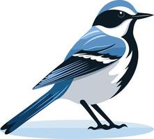 A vibrant illustration of a bluebird, perfect for nature themed projects, websites, or branding vector