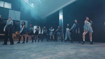 Dynamic Dance Performance in Studio video