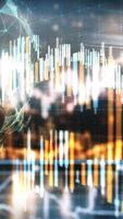 Within the digital realm, there is an abstract flow of stock exchange data. video