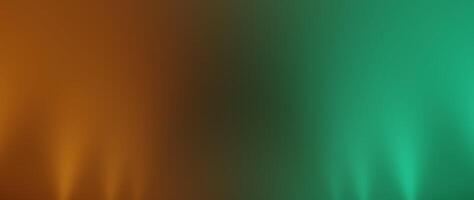 A Green and Orange background loop with two bright lights on either side video