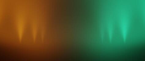 A Green and Orange background loop with two bright lights on either side video