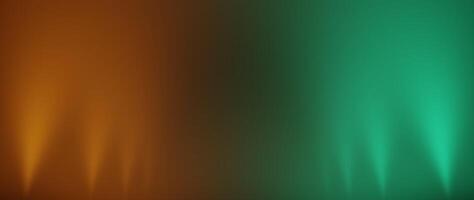 A Green and Orange background loop with two bright lights on either side video