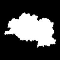 Vitebsk region map, administrative division of Belarus. vector