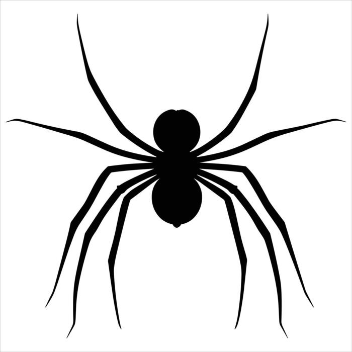 Spider Silhouette Vector Art Icons and Graphics for Free Download Spider Silhouette Vector Art Icons and Graphics for Free Download