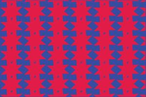 Classic red and blue chevron seamless pattern. Seamless zig zag pattern background. Regular texture background. Suitable for poster, brochure, backdrop leaflet, card, etc. vector