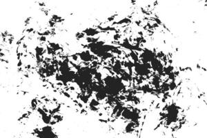 Grunge modern urban black texture isolated on white background. Paint splashed texture background vector
