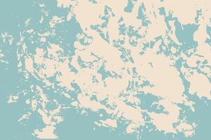 Blue and beige grunge texture background. Abstract stained grungy flat modern texture vector