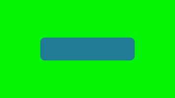 Lower third animation with empty box to enter your channel or brand name, and also greenscreen background video