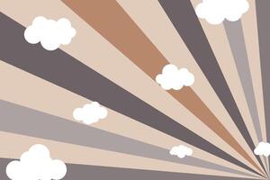 Abstract psychedelic groovy background. vector