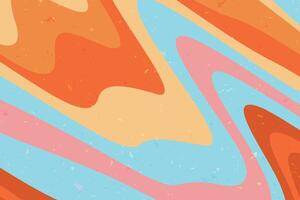 Abstract psychedelic groovy background. vector