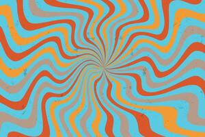 Abstract psychedelic groovy background. vector