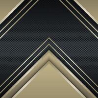 Luxury triangles stripes on metallic texture background. vector