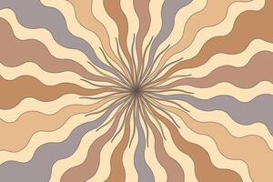Abstract psychedelic groovy background. vector