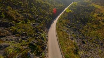 Dynamic FPV Flight Over Scenic Mountain Road on the Ha Giang Loop North Vietnam video