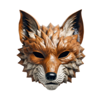 a fox mask on a transparent background png