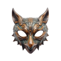 a mask with a fox head on a transparent background png