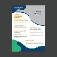 Digital Marketing Flyer Design for you vector