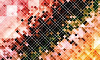Digital Pixel Explosion. Abstract dark hole copy space colorful mosaic. vector