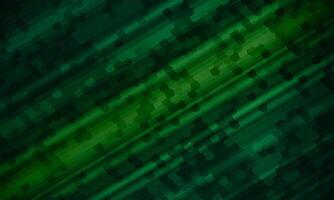 Green diagonal striped abstract background with blur dots circle. vector