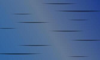 Horizontal cuts in paper with shade. slice lines blue background. vector