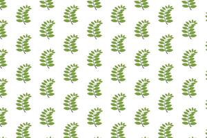 seamless pattern with green leaves file vector