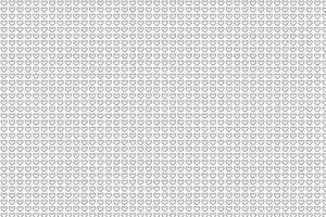 Black and White heart pattern vector