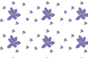 Seamless Pattern with Flowers vector