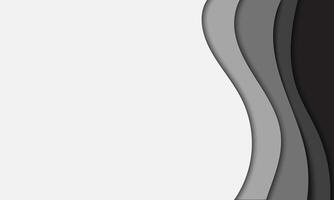 a black and white background with a wavy line vector