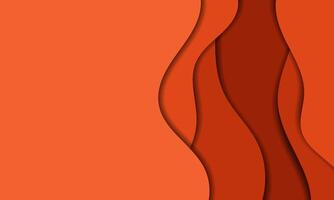 an orange background with a wavy pattern vector