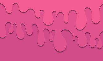 a pink background with a lot of liquid dripping down it vector
