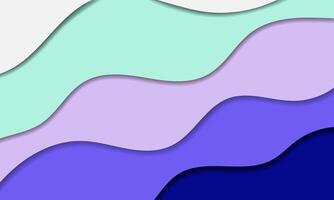 abstract background with waves in different colors vector