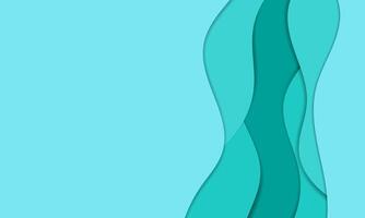 a blue background with a wave pattern vector