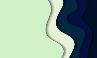 abstract background with wavy lines and blue and green colors vector