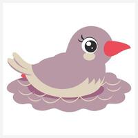 Majestic Crow Isometric Illustration on a Pristine White Background vector