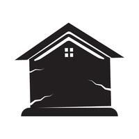 illustration of Earthquake logo icon design vector
