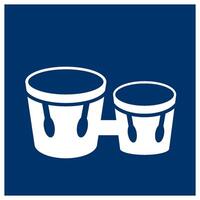 drum icon simple design vector