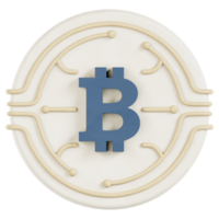 bitcoin coin with wires on a transparent background png