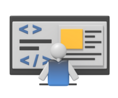 Programmer coding Website png
