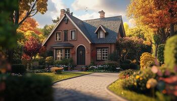Cottage cozy house wooden lodge old traditional architecture comfortable photo