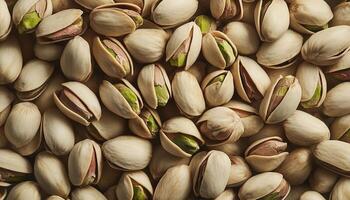 Pistachio organic healthy snack nuts macro photo pattern background